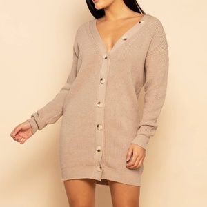 Shore | Cardigan Sweater Dress
